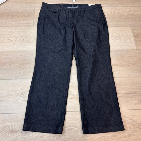 Talbots Denim Jeans Plus size 24W NWT Trouser fit - Picture 2 of 9